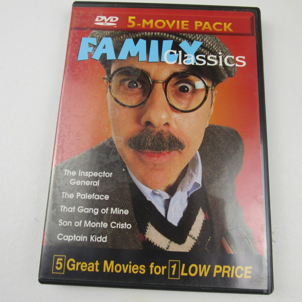 Family Classics DVD 5-Movie Pack Inspector General‎ Keaton Comedy